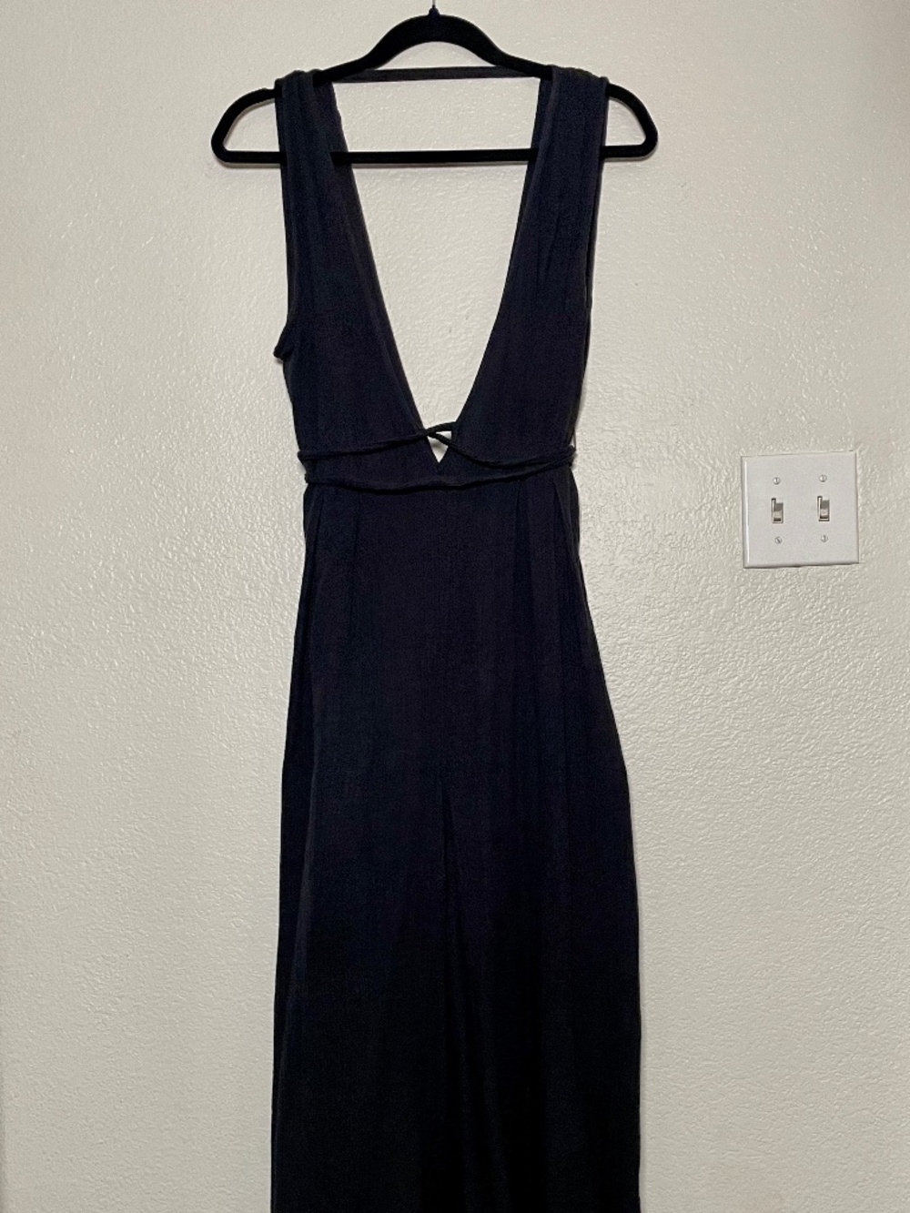 Celandine Sleeveless Plunge Jumpsuit